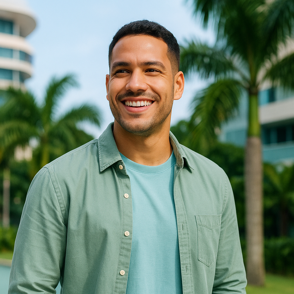 Implante ortodôntico e planejamento do sorriso Implante ortodôntico: como funciona e quem pode realizá-lo em cena com adulto confiante, representando planejamento ortodôntico e bem-estar