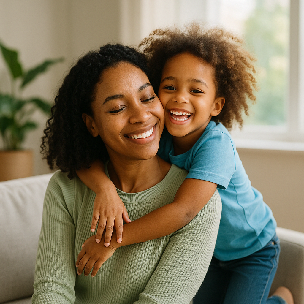 Dentista infantil: escolha segura para seu filho Dentista infantil: como escolher o melhor para o meu filho? Cena acolhedora entre mãe e criança em contexto de cuidado e confiança