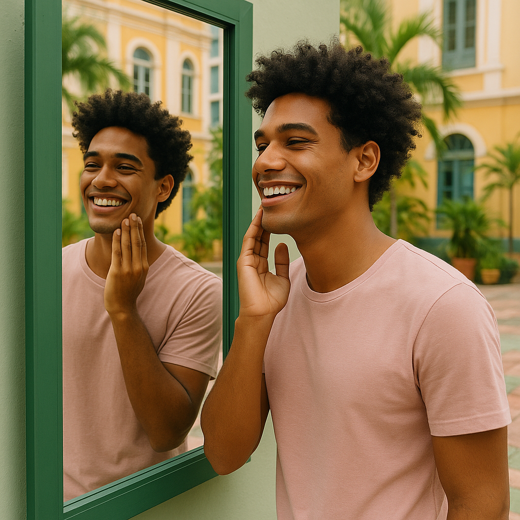 Dentes desalinhados e cuidado com o sorriso Dentes Desalinhados: Entenda as Causas e Descubra os Tratamentos em cena humana e natural sobre autoestima e cuidado com o sorriso