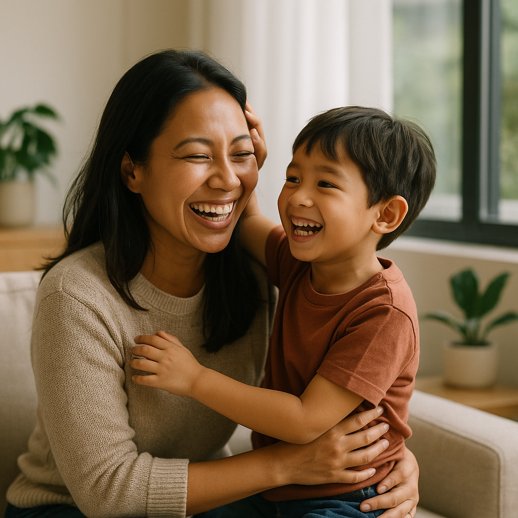 Odontopediatria idade ideal primeira visita infantil Odontopediatria: Idade Ideal para a Primeira Visita ao Dentista em cena acolhedora entre mãe e criança, com foco na odontopediatria idade ideal primeira visita