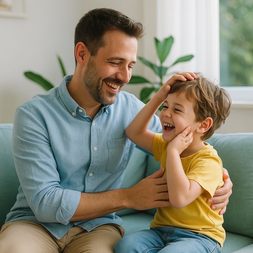 Cárie em crianças e prevenção bucal infantil Cárie em crianças: Como lidar e como evitar que aconteça? Cena acolhedora de mãe e filho em rotina de cuidado infantil e prevenção bucal